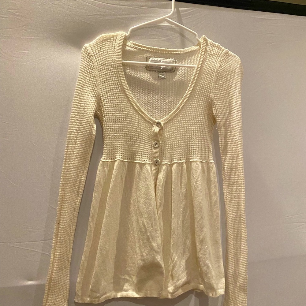 Cute cream sweater